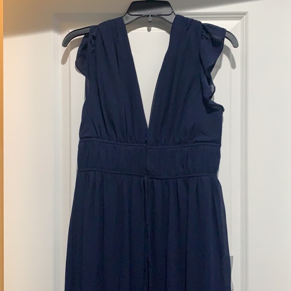 Lulus, navy maxi dress, size large, brand new with tags. - Picture 3 of 3